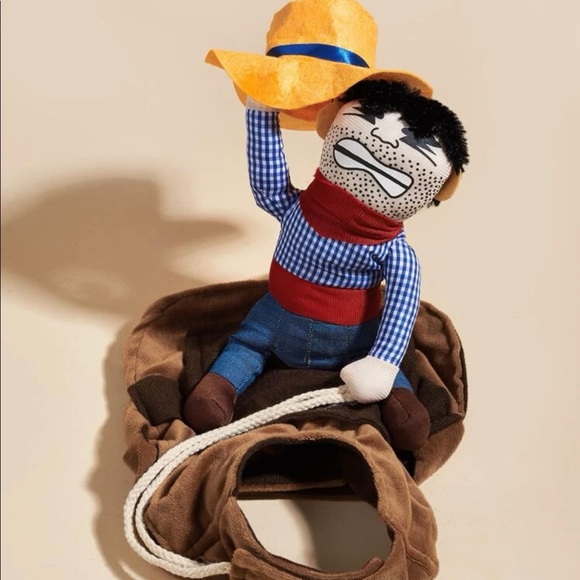 Cowboy Pet Costume For Cats or Dogs - Picture 2 of 4